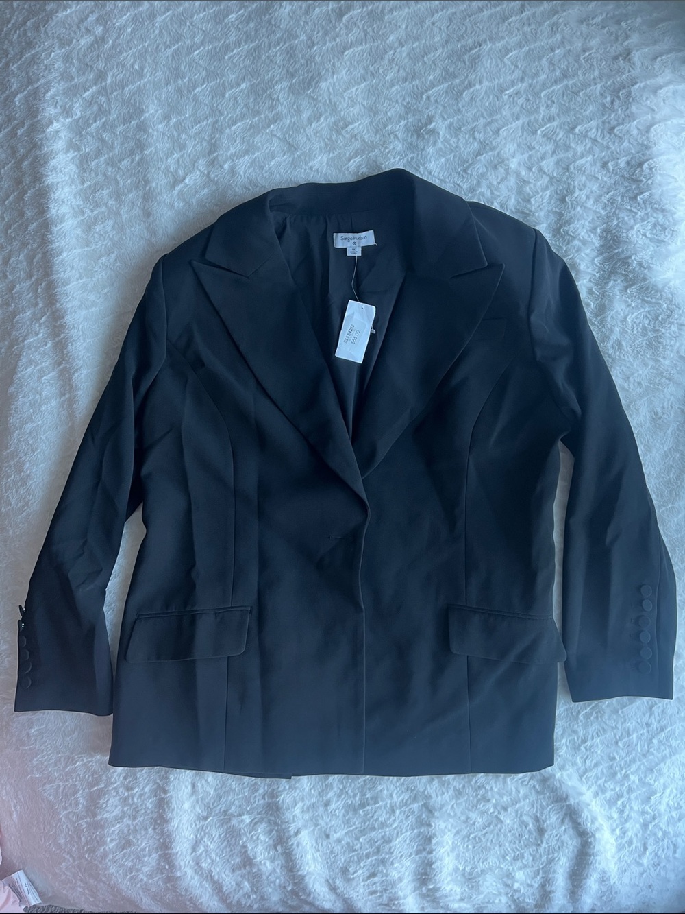Women's Black Tailored Blazer - Unbranded